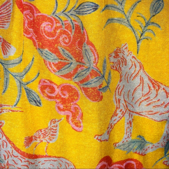 Saloni Jemma Cotton Silk Maxi Dress 12 NWT - Picture 4 of 15